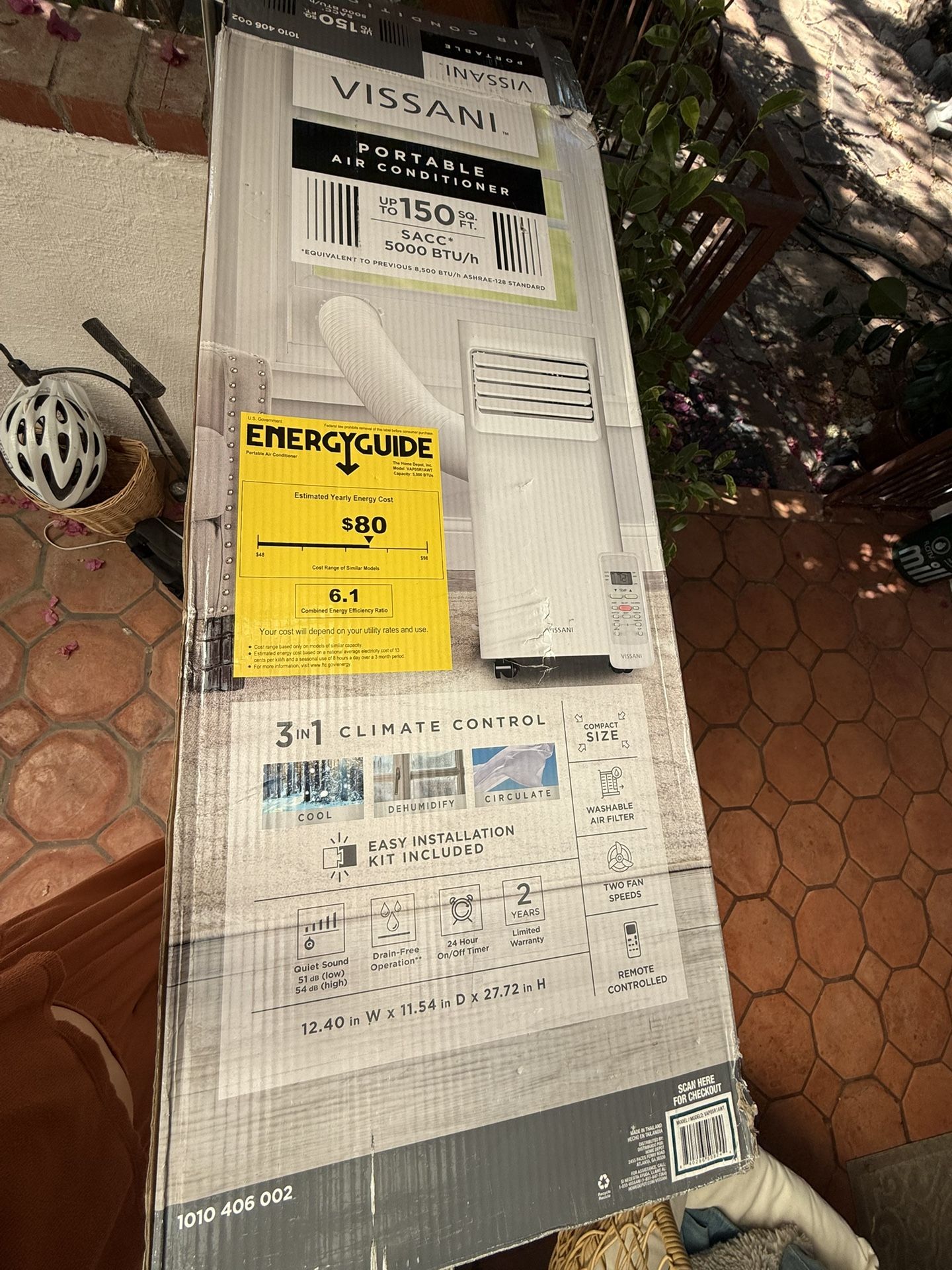 New Vissani Portable Air Conditioner