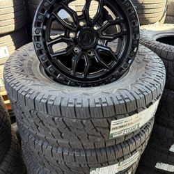 17ā HUSTLE ARENA WHEELS/NITTO 285/70R17 TIRES- PACKAGE DEAL!!! 6x139.7