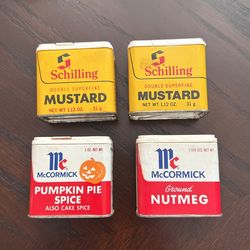 Spice Containers From The 1970s