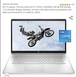 Hp 17”  I5  8GB 256 Solid  