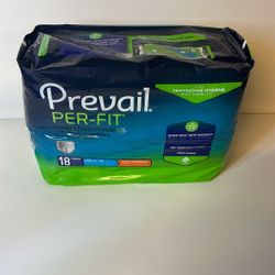 Prevail Per-Fit Adult Underwear Size Large  1-CASE (6 pkgs.) - 108ct. Total