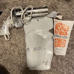 Vintage JERDON MAGNUM 357 Gun Revolver Hair Dryer Blower