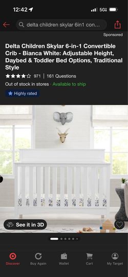 Delta Skylar 6-1 crib