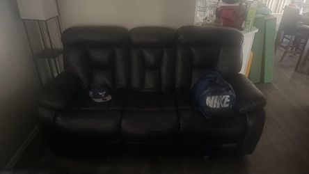 Leather couches