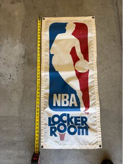 Vintage nba locker room banner