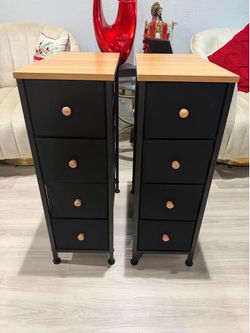 Two Dressers - Night Stands (New)