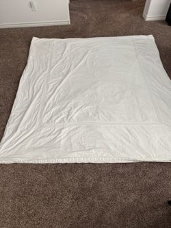 Embroidered Duvet Cover & Pillow Shams 