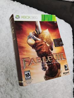 Fable 3 Collectors Edition Box Game Included 