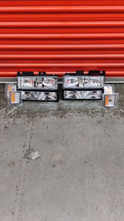 Chrome headlights for Chevy Silverado 1(contact info removed)