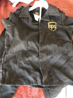 Toddler size 4-6 UPS costume