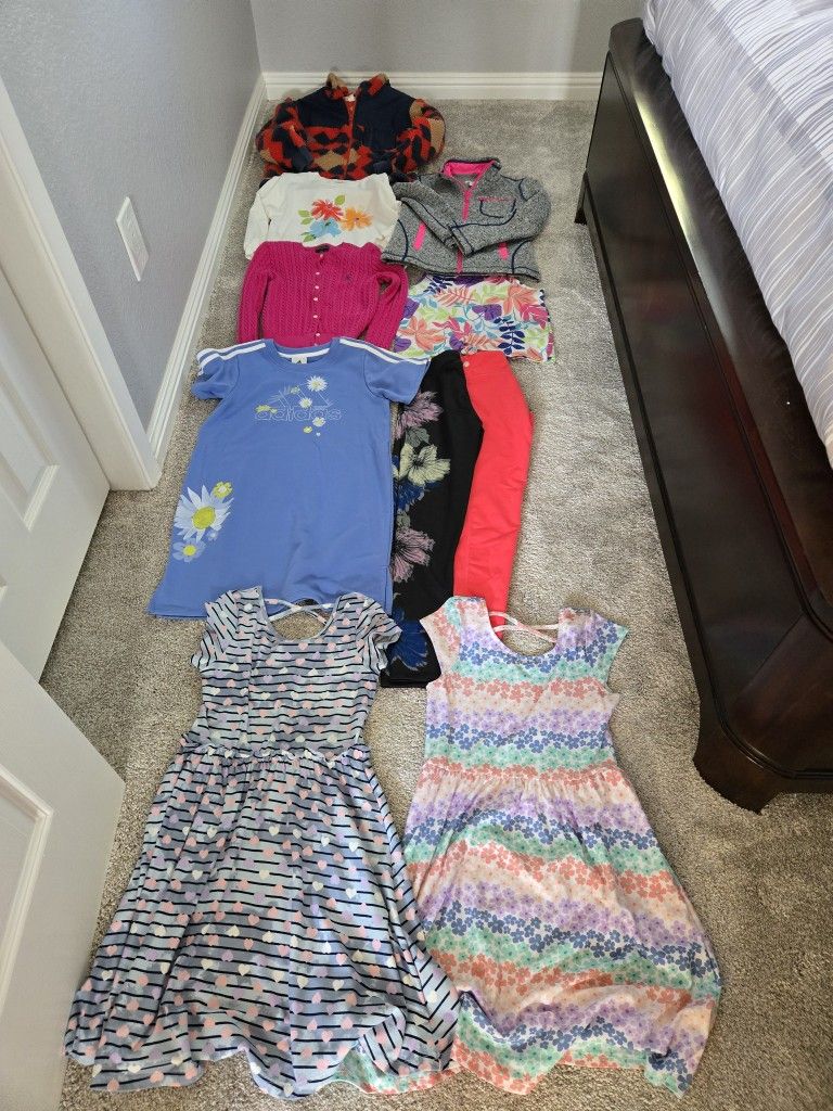 Bag Of Kids Girls Clothes Sizes 10/12