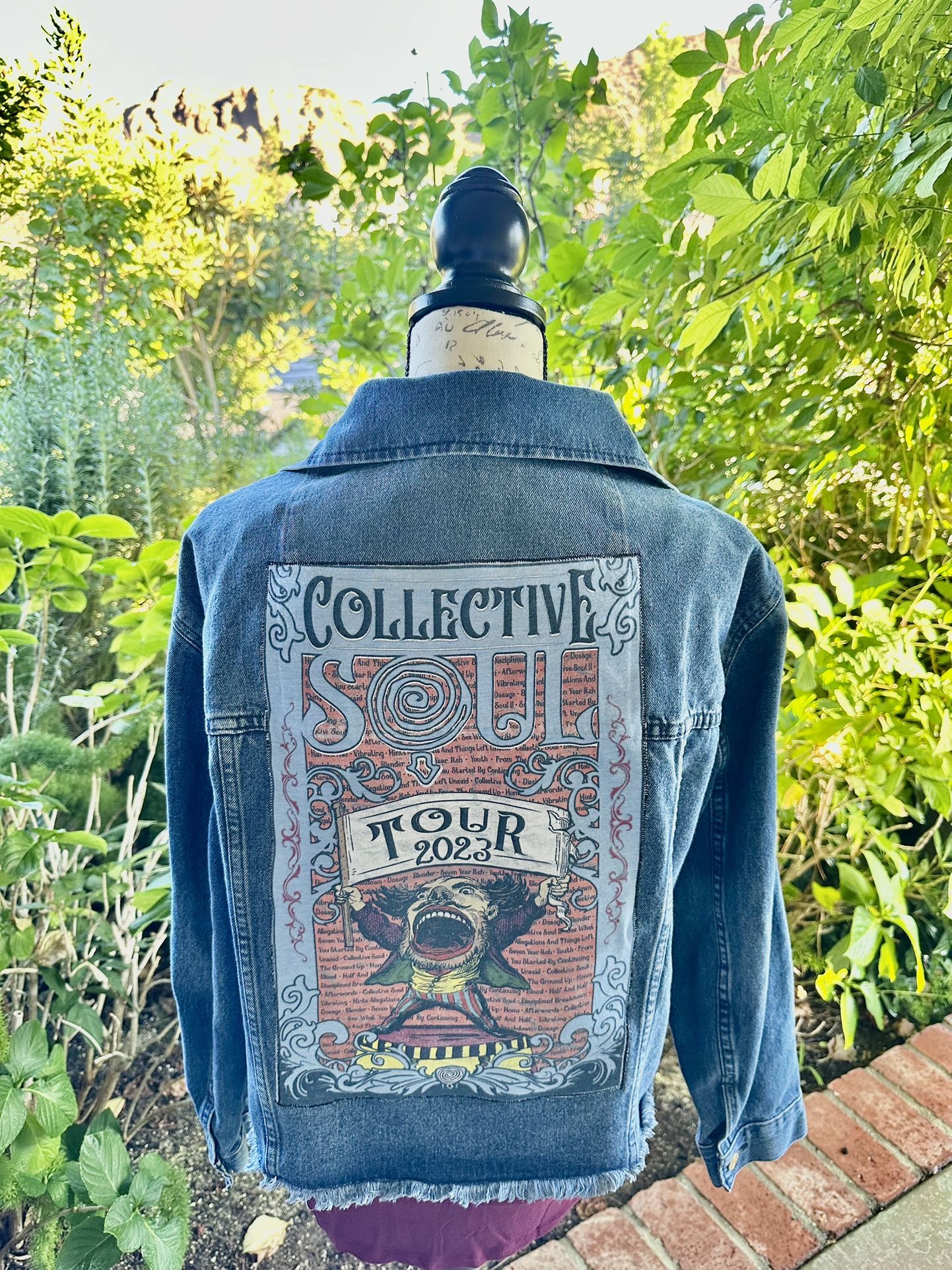 Michael Kors "Collective Soul" Tour Woman's Large Jean Jacket 