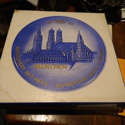 Limited Edition Munich Olympic Plate