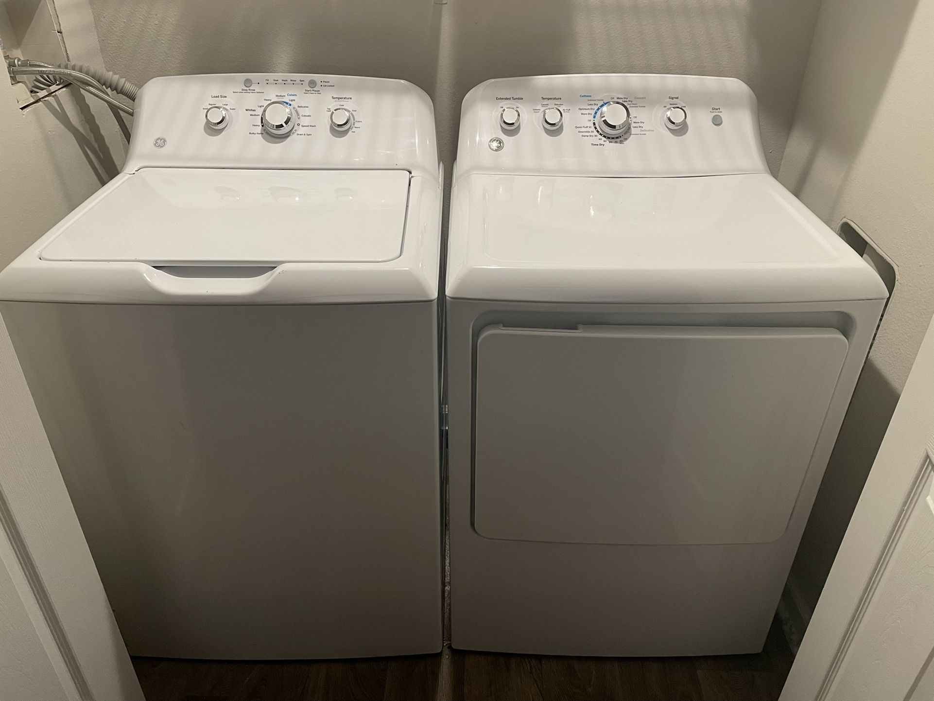 GE Efficiency Washer & Dryer