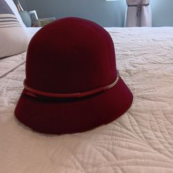 The Limited brand fastness color velvet winter hat.