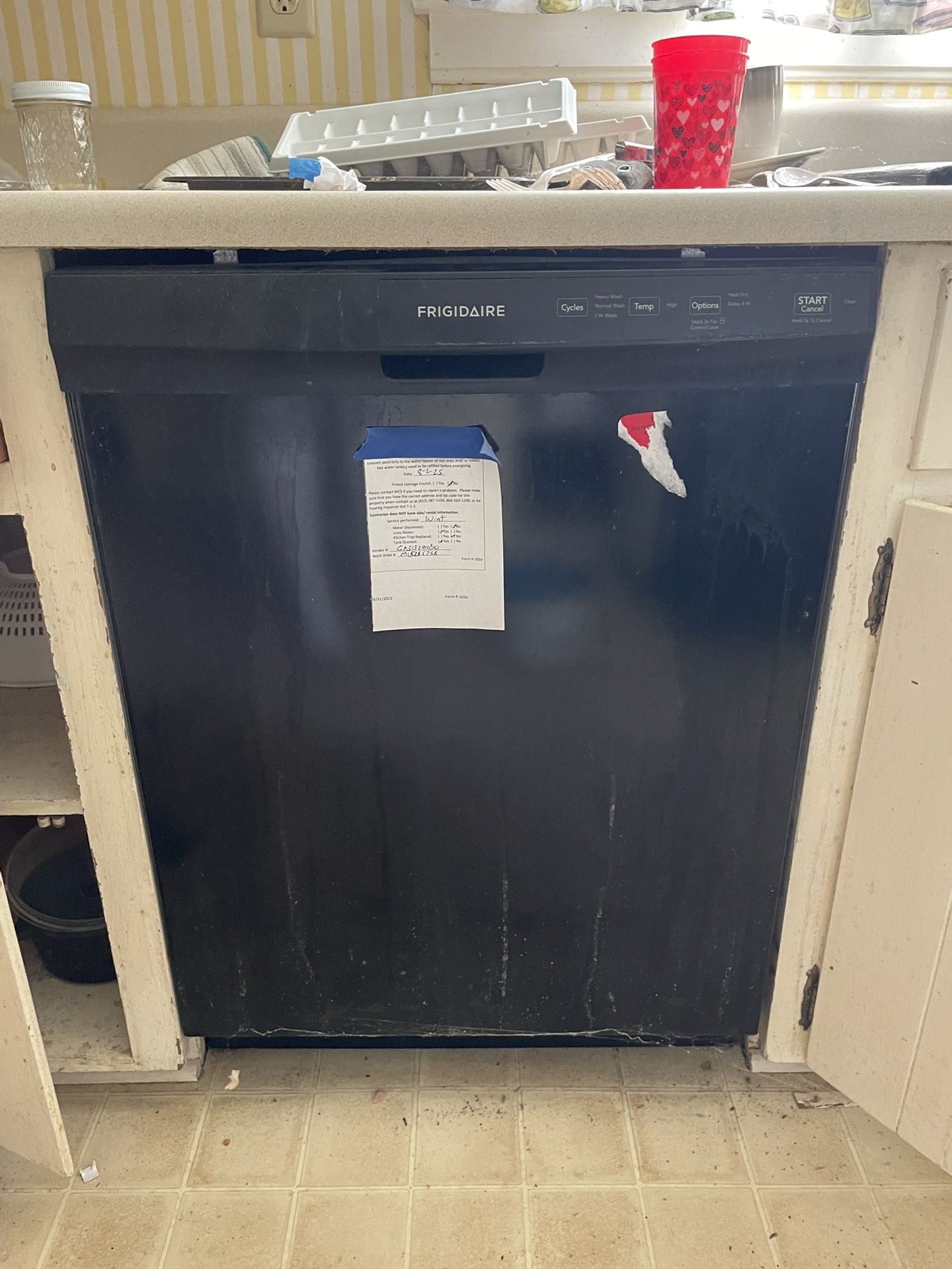 Frigidaire Dishwasher