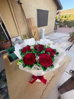 flat style bouquet