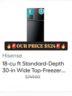 18-cu ft Standard-Depth 30-in Wide Top-Freezer Refrigerator