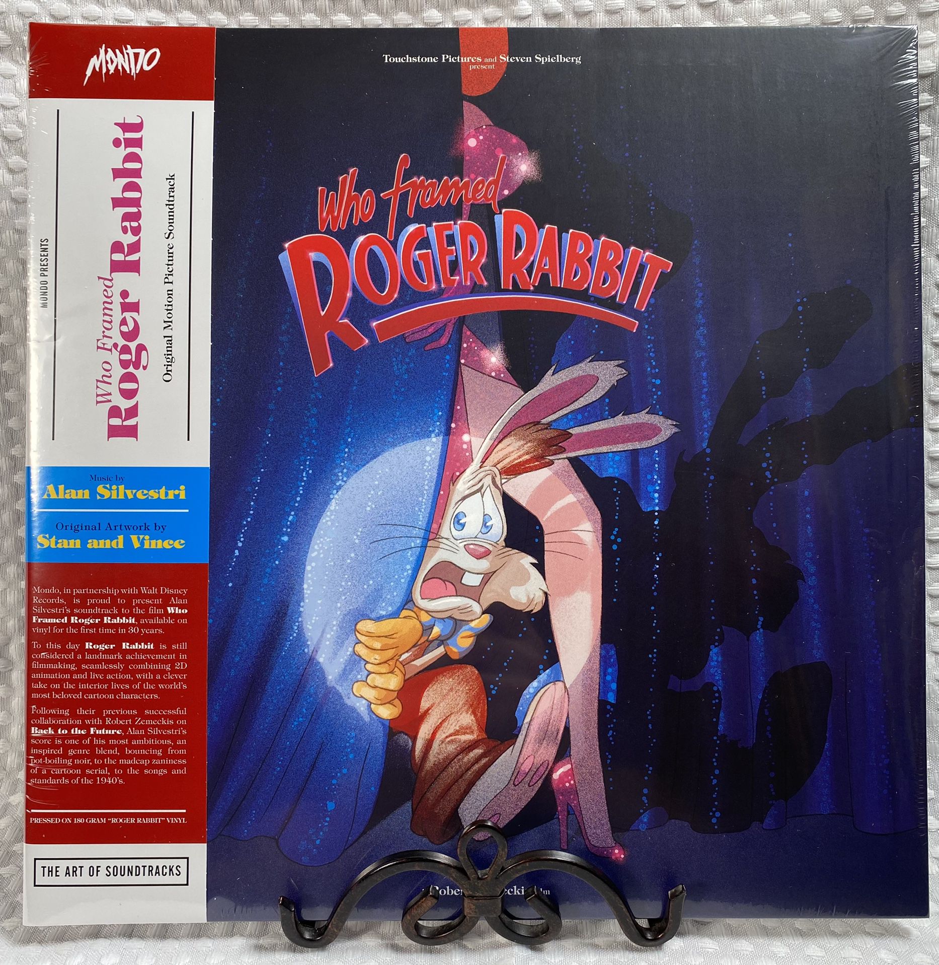 Who Framed Roger Rabbit Soundtrack Mondo LP Tri-Color Vinyl Record Album 2021