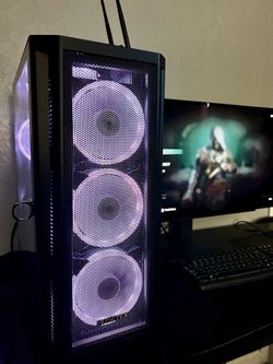Mid-End Gaming PC + Monitor | RTX 3060 Ti | Ryzen 5 5600X | 32GB RAM | 1TB SSD