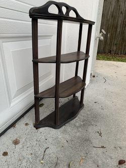 Antique Horizontal Wooden Shelf