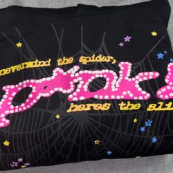Pink Sp5der hoodie