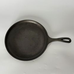 Lodge L9OG3 Pre-Seasoned Round Griddle 10.5-Inch Cast-Iron Frying Pan