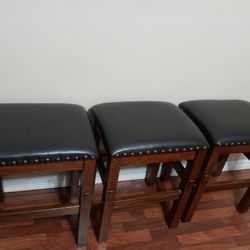 3 Counter Stools Ashley Furniture Kitchen Dining Bar Chairs Furniture