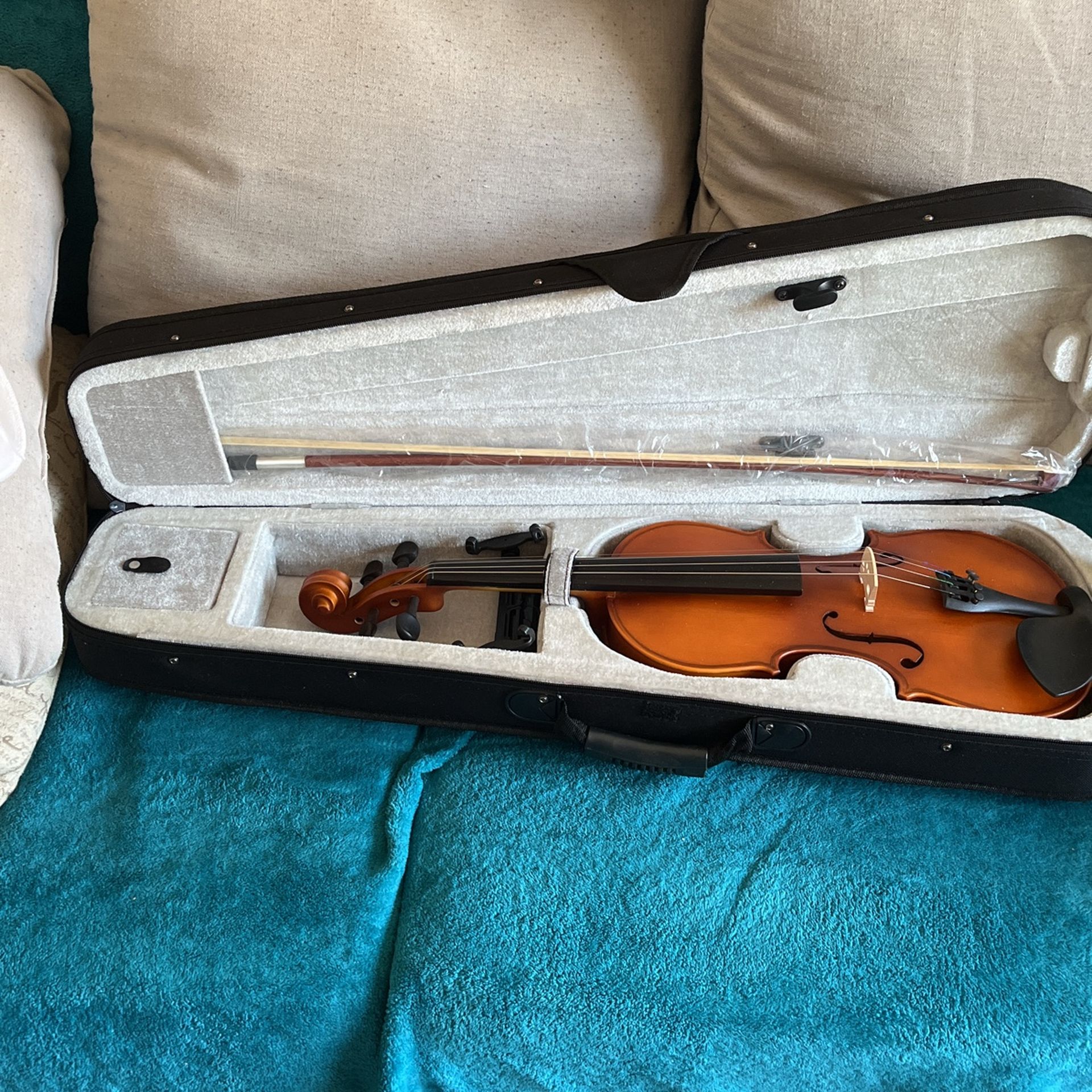 Two New Cecilio Violins Purchased From KK Music Store InRancho Cucamonga California.