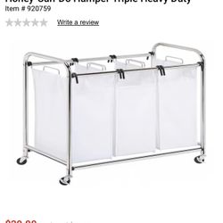 Hamper Triple Heavy Duty