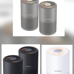 Air Purifiers for Bedroom 215 Sq Ft, FULMINARE H13 True HEPA Air Filter, Quiet Air Cleaner With Night Light, Portable Small Air