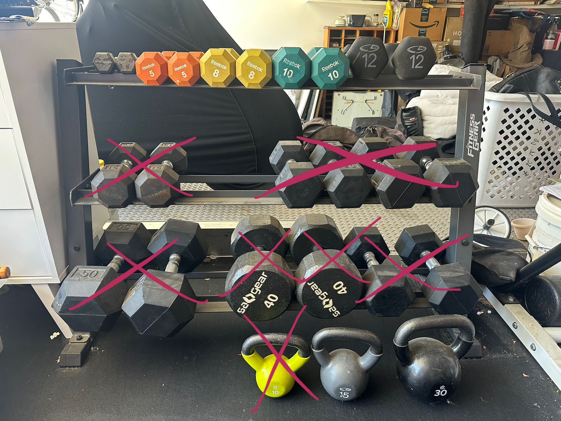 Dumbbells -items Can Be Sold Separately