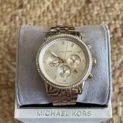 Gold Michael Kors Watch 