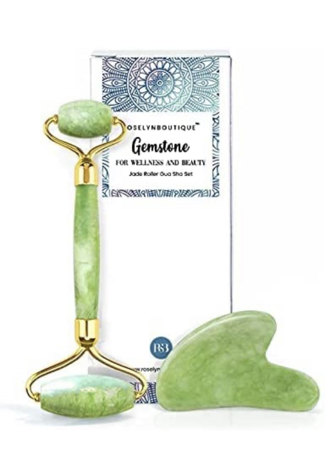 Gua Sha & Face Roller Jade Roller for Face