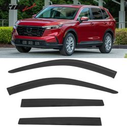 Fits 2023-2026 Honda CR-V Window Visor Tape on Sun Rain Guard Acrylic Vent Deflector