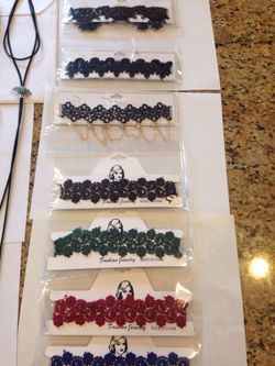 Choker necklaces
