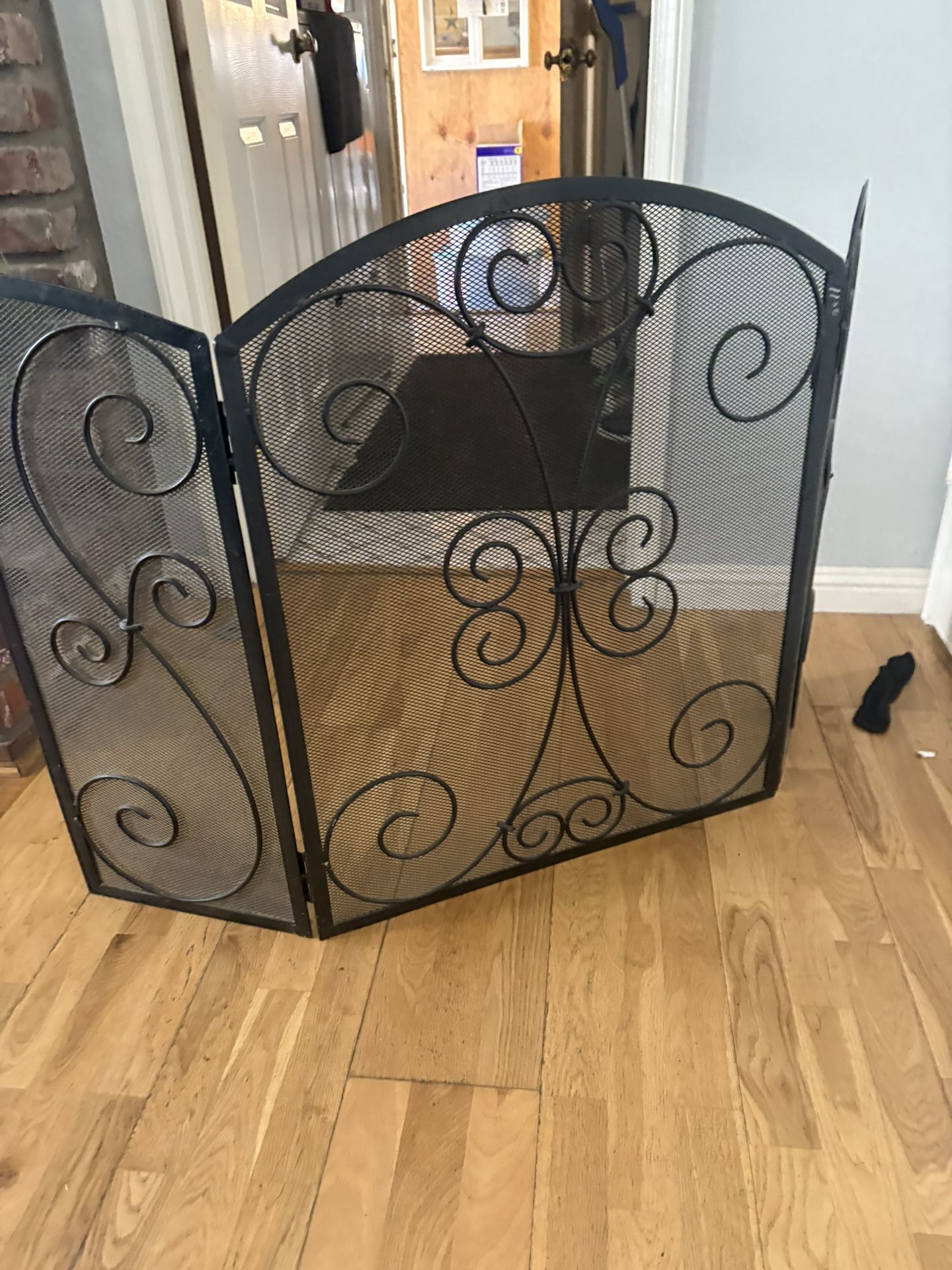 Fire Place Cover Black