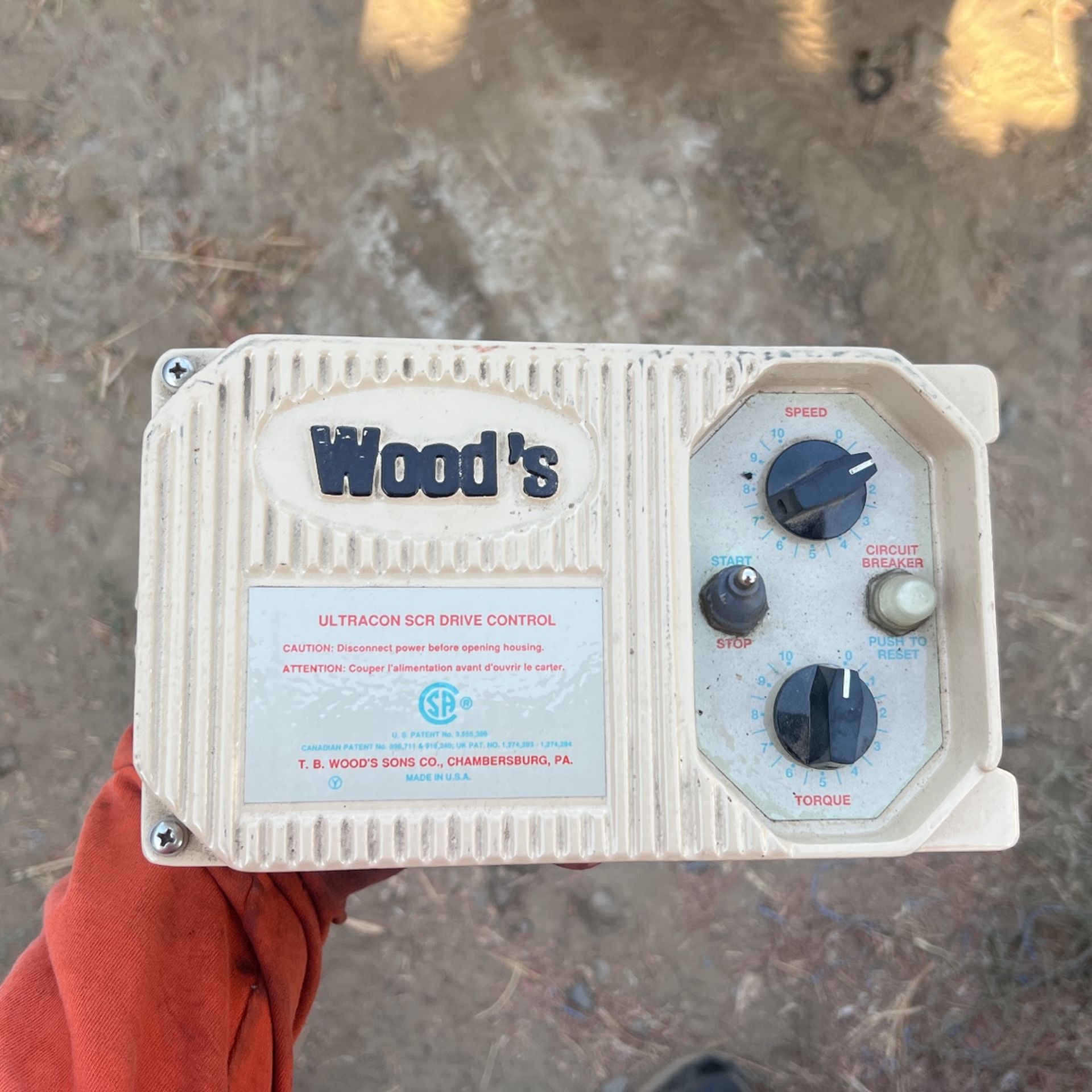 Wood’s Ultracon SCR Drive Control