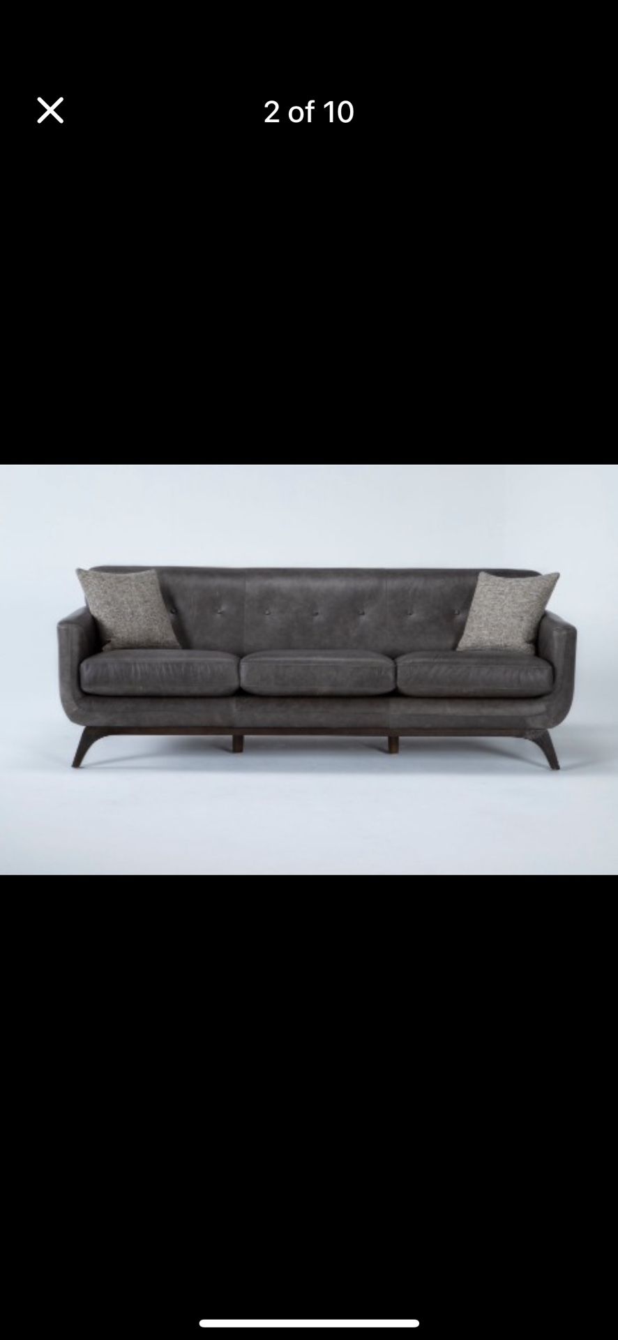 Cosette 3 Seater Sofa & Ottoman Living Spaces