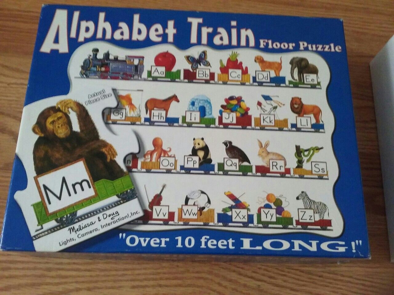 Melissa & Doug Alphabet Train floor puzzles 27 pieces