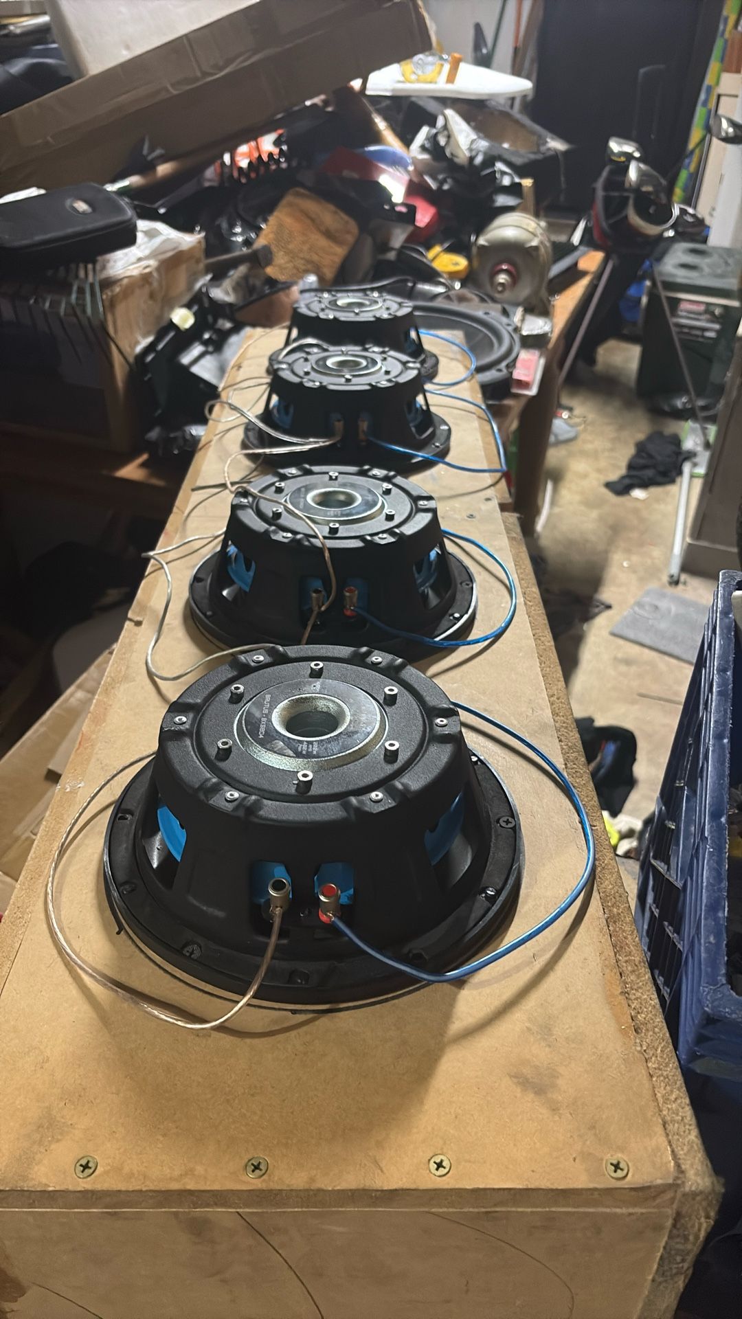 4 8” Hi Fonics Brutus’s In Ported Custom Made Box Read Description