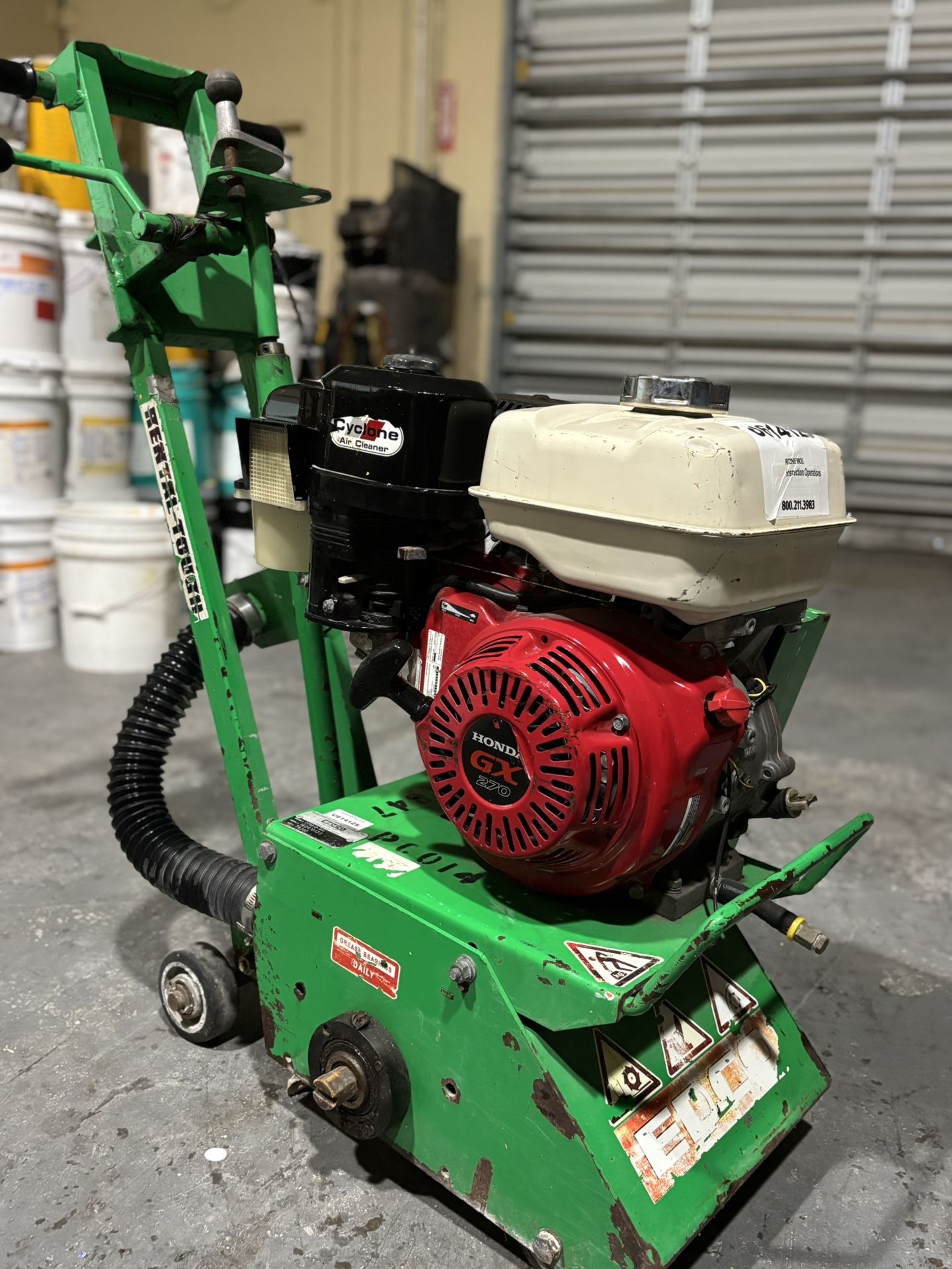 EDCO Concrete Floor Grinder – Honda GX270 – Gas Powered