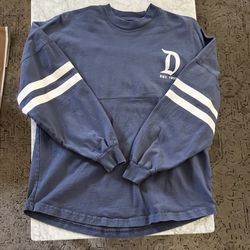 Disney Disneyland blue spirit jersey long sleeve unisex Small
