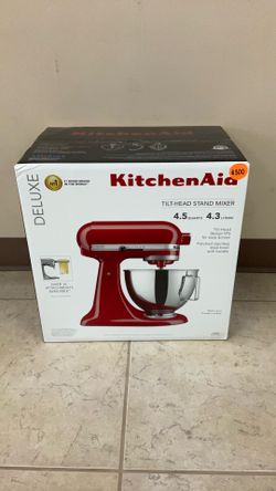 KITCHEN AID DELUXE TILT-HEAD STAND MIXER 4.5QT KSM97ER EMPIRE RED.