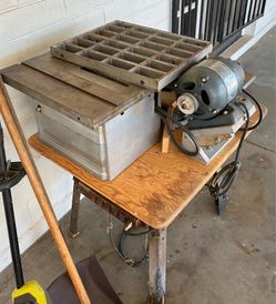 Vintage power king table saw with planer