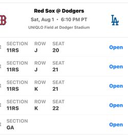 Dodgers tickets
