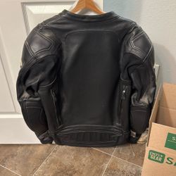 Small Men’s Leather Riding Jacket