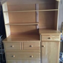 Dresser/changing table by Morigeau. Made in Canada