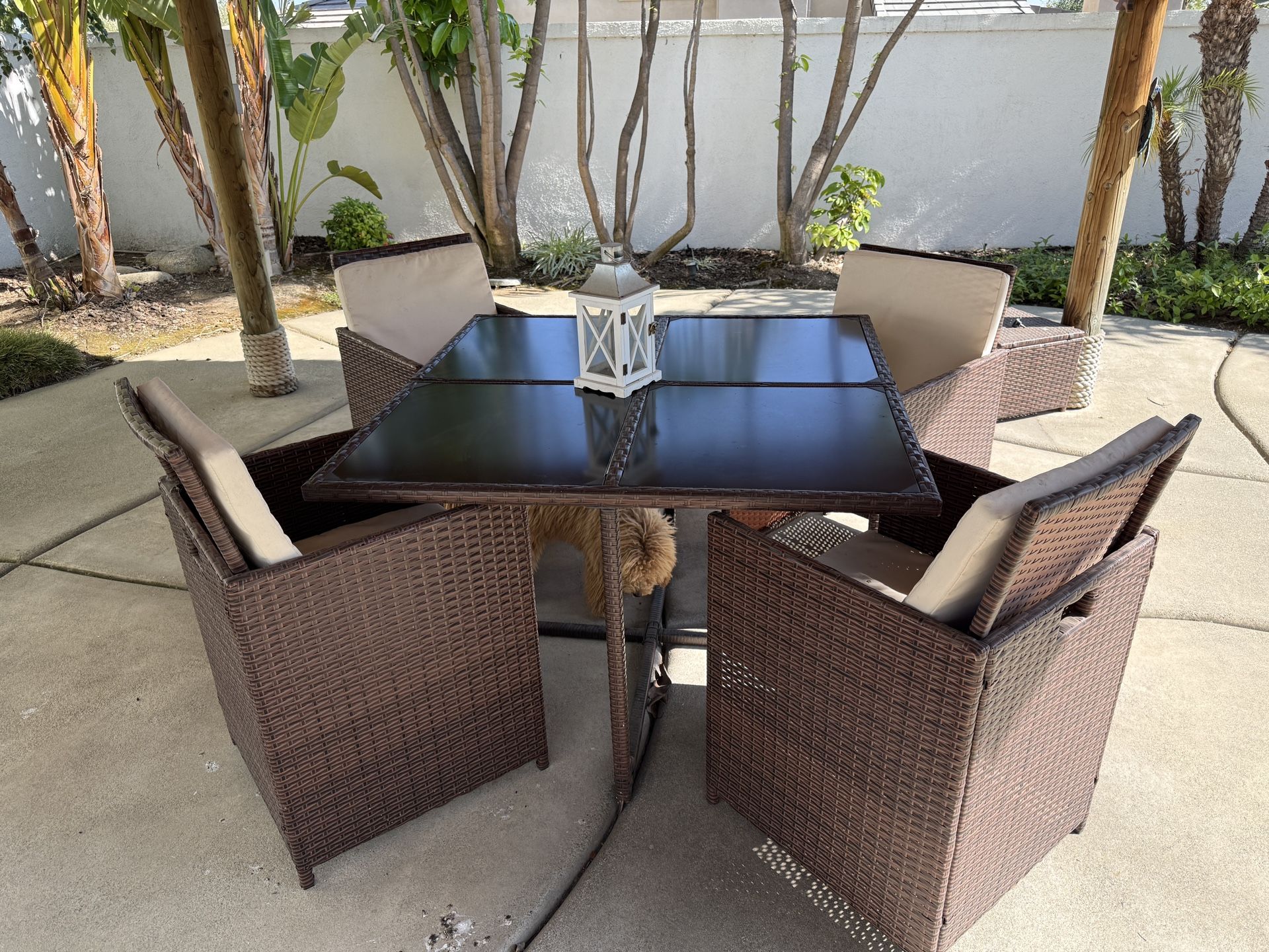 Devoko 9-Piece Patio Set Outdoor 