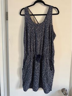 Patagonia Drawstring Dress Blue